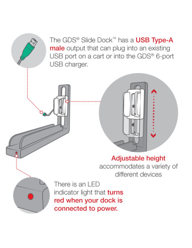 GDS® Slide DockT with Drill Down Attachment for IntelliSkin® Next Gen
