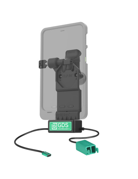 GDS® Uni-ConnT Left Locking Dock + Dual USB-A with Release Lever