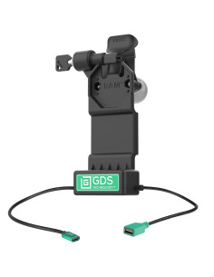 GDS® Uni-ConnT Left Locking Dock + Single USB-A with Release Lever