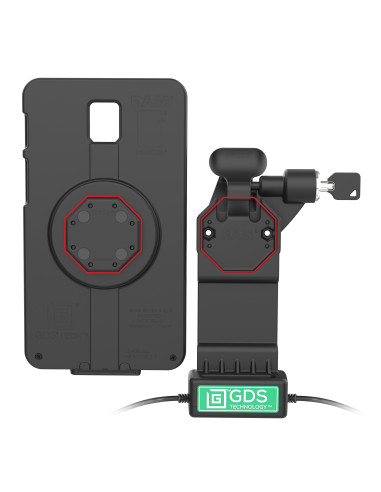 GDS® Uni-ConnT Right Locking Dock + Dual USB-A with Release Lever