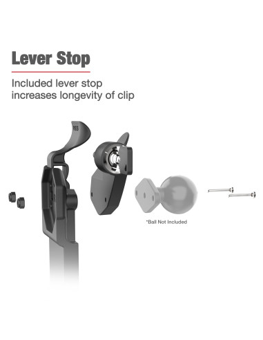 GDS® Uni-ConnT Right Locking Dock + Dual USB-A with Release Lever