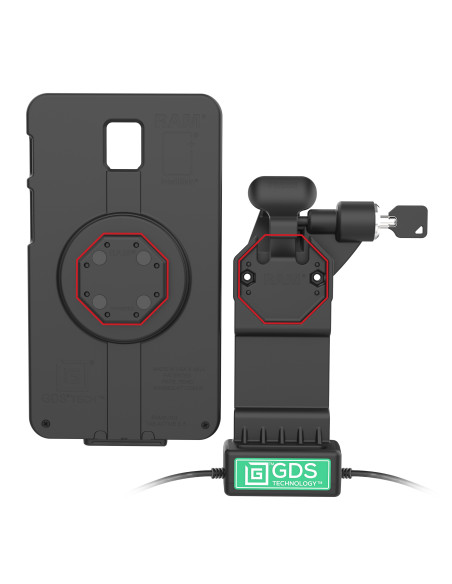 GDS® Uni-ConnT Right Locking Dock + Single USB-A with Release Lever