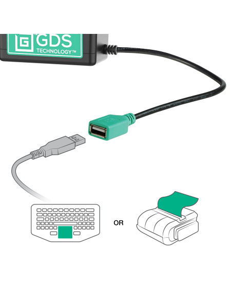 Locking GDS® Tough-DockT + Single USB-A for Samsung Tab A9+