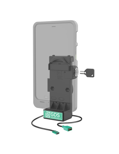 GDS® Uni-ConnT Locking Spring Loaded Power + Single USB-A Dock