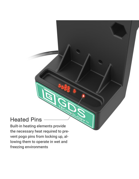 GDS® Uni-ConnT Locking Spring Loaded Powered Dock - Heated Pins