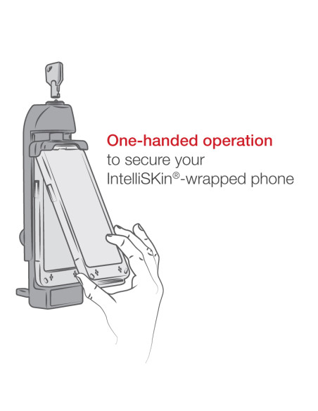 GDS® Locking Vehicle Phone Dock with USB Type-C 3.1 for IntelliSkin®