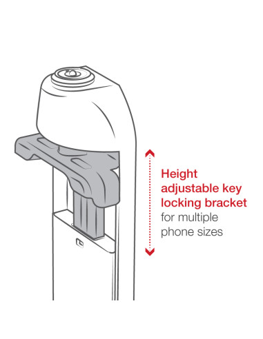 GDS® Locking Vehicle Phone Dock with USB Type-C 3.1 for IntelliSkin®