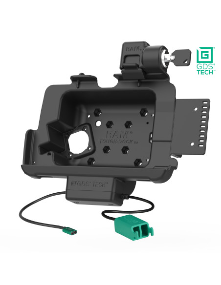 Locking GDS® Dock + Dual USB for Zebra ET401 & ET4x 8" with IntelliSkin®