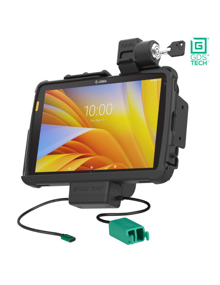 Locking GDS® Dock + Dual USB for Zebra ET401 10" with IntelliSkin®