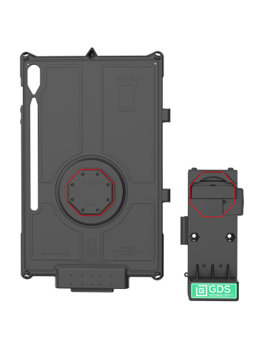 GDS® Uni-ConnT Non-Locking Spring Loaded Power + Single USB-A Dock