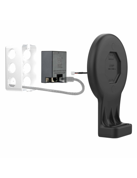 GDS® Uni-ConnT Wall Dock with Magnetic Receiver & PoE