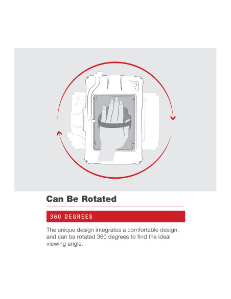 GDS® Roto-MagT 3-in-1 Grip Handle Accessory for Zebra ET4x 8" Tablet