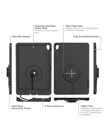 IntelliSkin® Thin-CaseT for iPad 10th & 11th Gen (Rear Pogo Pads)