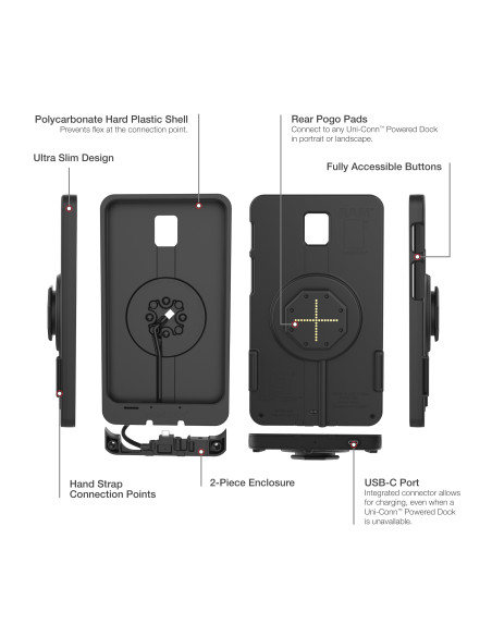 IntelliSkin® Thin-CaseT for Tab Active5 & 3 (Rear Pogo Pads) IntelliSkin® Thin-CaseT for Tab Active5 & 3 (Rear Pogo Pads)