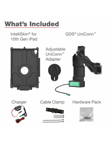 GDS® Uni-ConnT Vehicle Bundle for Apple iPad 10th & 11th Gen