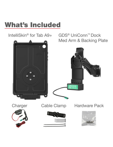 GDS® Uni-ConnT Vehicle Bundle for Samsung Tab A9+