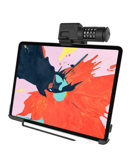 RAM® EZ-Roll'rT Combo Locking Holder for iPad Pro 12.9 3rd - 5th Gen