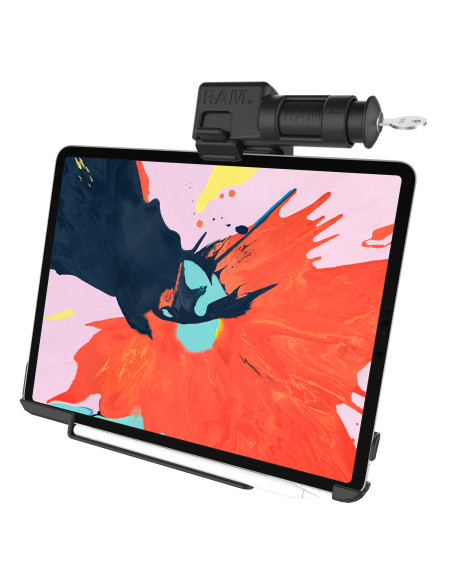 RAM® EZ-Roll'rT Keyed Locking Holder for iPad Pro 12.9 3rd - 5th Gen
