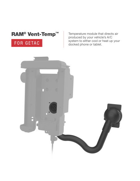 RAM® Form-Fit Holder for Getac ZX70 - Temp Module Compatible