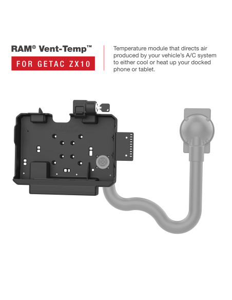 RAM® Form-Fit Locking Holder for Getac ZX10