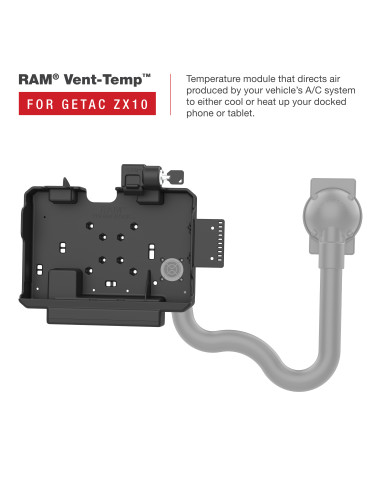 RAM® Form-Fit Locking Powered Dock for Getac ZX10