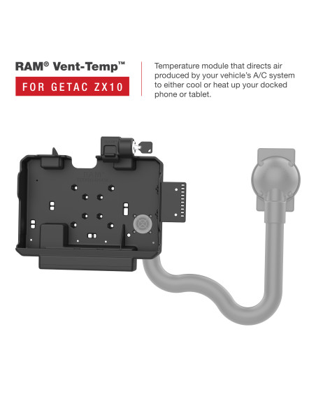 RAM® Form-Fit Locking Powered Dock for Getac ZX10