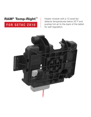 RAM® Form-Fit Holder for Getac ZX10