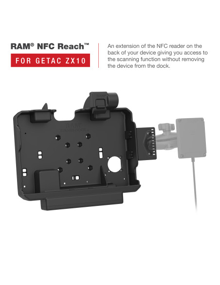 RAM® Form-Fit Holder for Getac ZX10