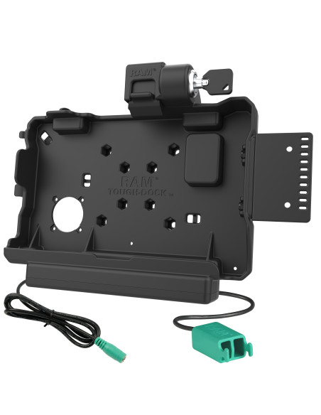 RAM® Locking Power + Dual USB Data Dock for Getac ZX80 RAM® Locking Power + Dual USB Data Dock for Getac ZX80