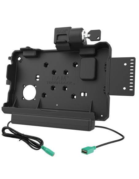 RAM® Locking Power + Data Dock for Getac ZX80 RAM® Locking Power + Data Dock for Getac ZX80