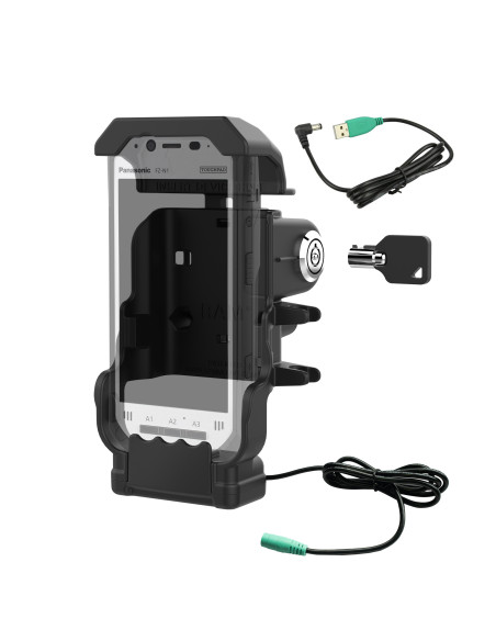 RAM® Powered Key-Locking Cradle for Panasonic Toughbook FZ-N1 & FZ-F1 RAM® Powered Key-Locking Cradle for Panasonic Toughbook FZ-N1 & FZ-F1