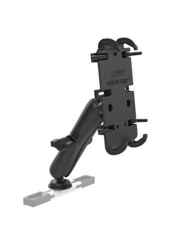 RAM® Quick-GripT XL Phone Mount with Track BallT Base - Long