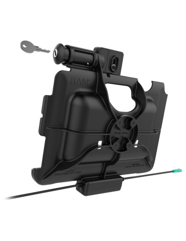 RAM® Key-Locking Power + Dual USB Data Dock for Tab Active5 Pro & 4 Pro