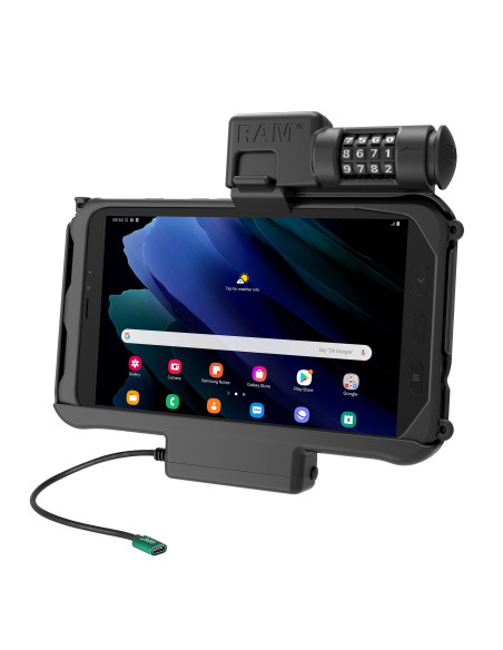 RAM® Combo Locking USB-C Powered Dock for Samsung Tab Active5 & 3 RAM® Combo Locking USB-C Powered Dock for Samsung Tab Active5 & 3