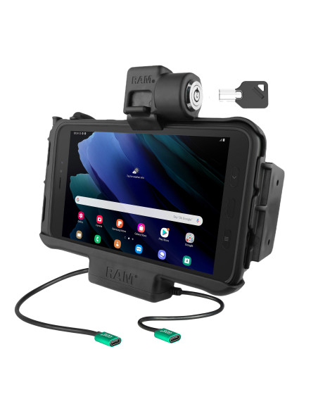 RAM® Locking USB-C Modular Dock + USB-C Data for Samsung Tab Active5 & 3 RAM® Locking USB-C Modular Dock + USB-C Data for Samsung Tab Active5 & 3