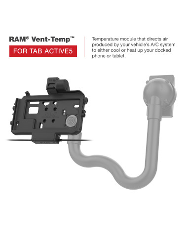 RAM® Thin-DockT Power + USB-C & USB-A Data for Tab Active5 & 3
