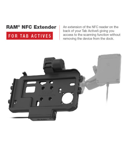 RAM® Thin-DockT Powered Dock for Tab Active5 & 3