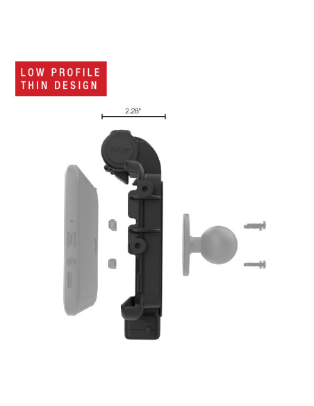 RAM® Thin-DockT Powered Dock for Tab Active5 & 3