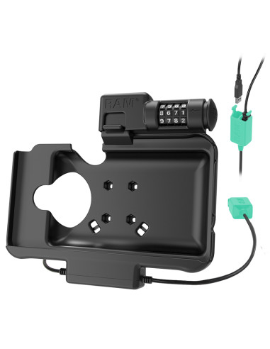 RAM® Combo Locking Power + Dual USB Dock for Tab Active5 & 3