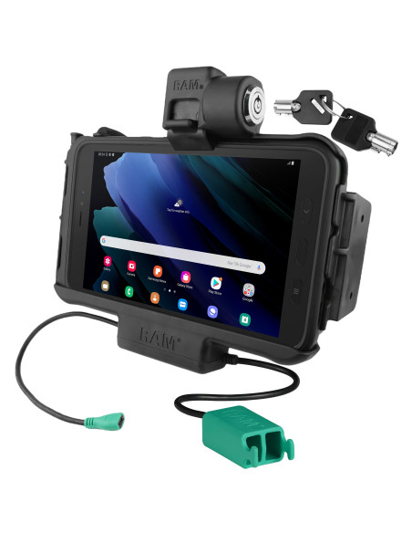 RAM® Locking Modular Power + Dual USB Dock for Tab Active5 & 3 RAM® Locking Modular Power + Dual USB Dock for Tab Active5 & 3