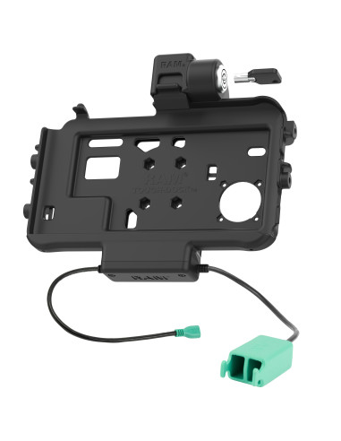 RAM® Thin-DockT Locking Power + Dual USB Dock for Tab Active5 & 3