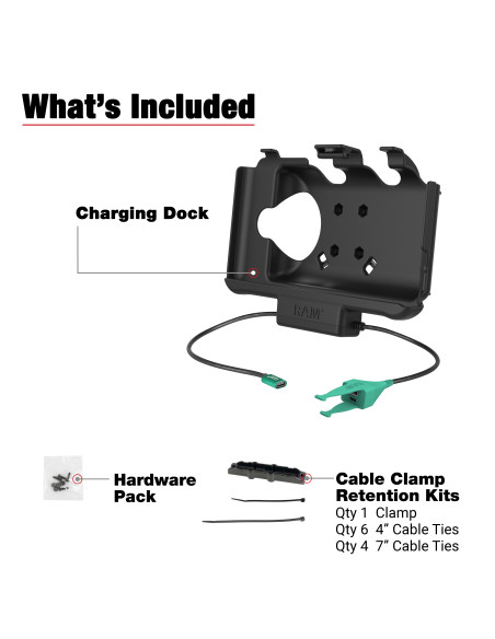 RAM® USB-C Powered Dock + USB-C & USB-A Data for Samsung Tab Active5 & 3 RAM® USB-C Powered Dock + USB-C & USB-A Data for Samsung Tab Active5 & 3