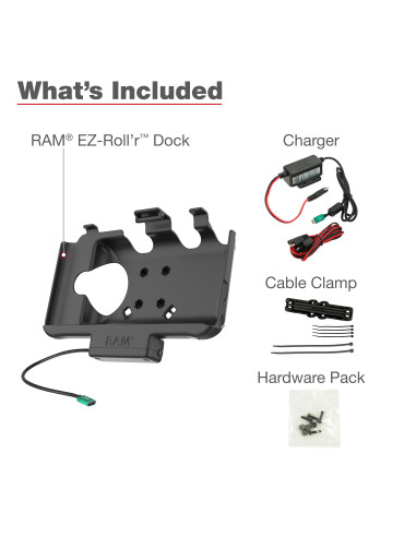 RAM® USB-C Powered Dock for Tab Active5 & 3 with Hardwire Charger