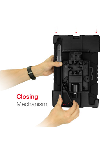 RAM® Tab-LockT Holder for Samsung Tab S7+, S7 FE, S8+ & S9+ with Case