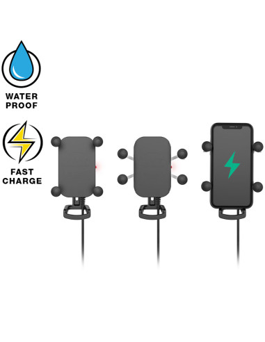 RAM® Tough-ChargeT 15W Waterproof Wireless Charging Holder with Charger
