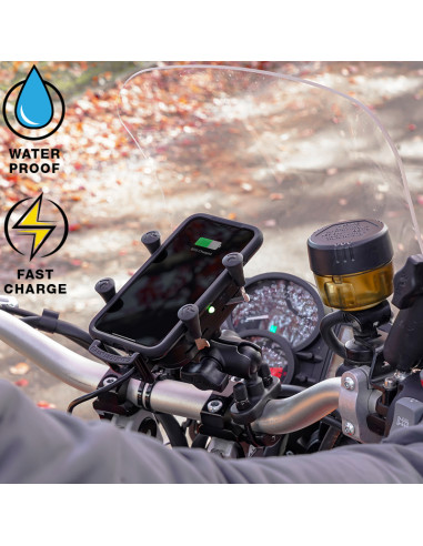 RAM® Tough-ChargeT 15W Waterproof Wireless Charging Holder with Charger