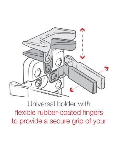 RAM® Finger-GripT Universal GPS and Radio Holder