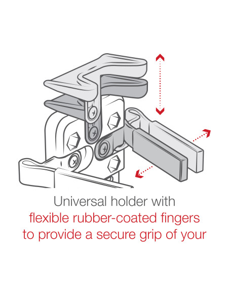 RAM® Finger-GripT Universal GPS and Radio Holder