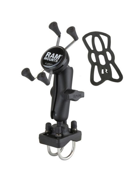 RAM® X-Grip® Phone Mount with Double U-Bolt Base