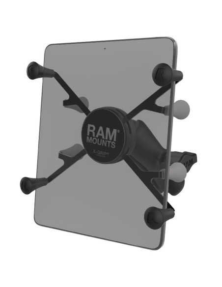 RAM® X-Grip® Universal Holder for 7"-8" Tablets with Double Socket Arm